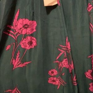 Lulu's Lexis Dark Green Floral Print Jumpsuit